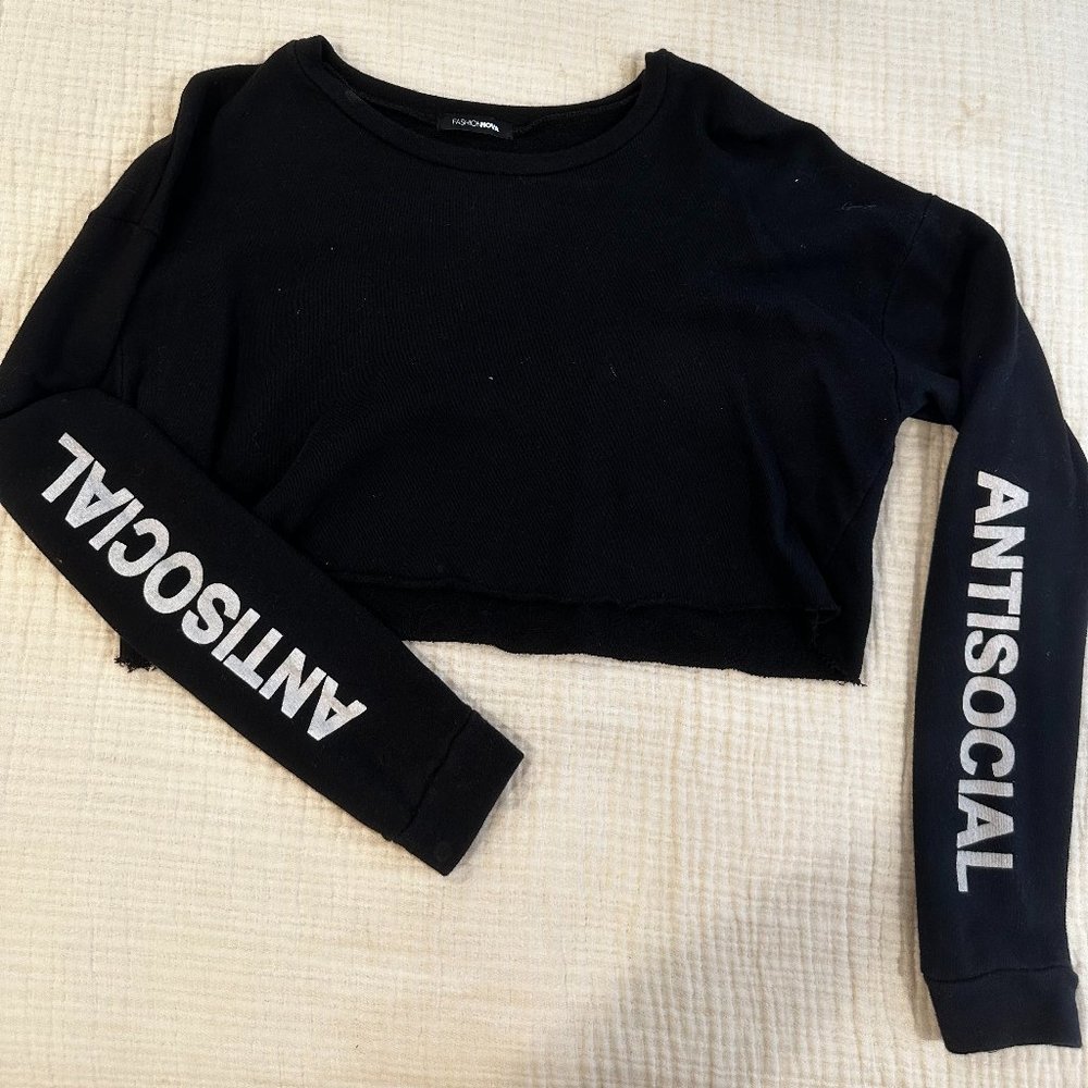 FashionNova Crop Sweater